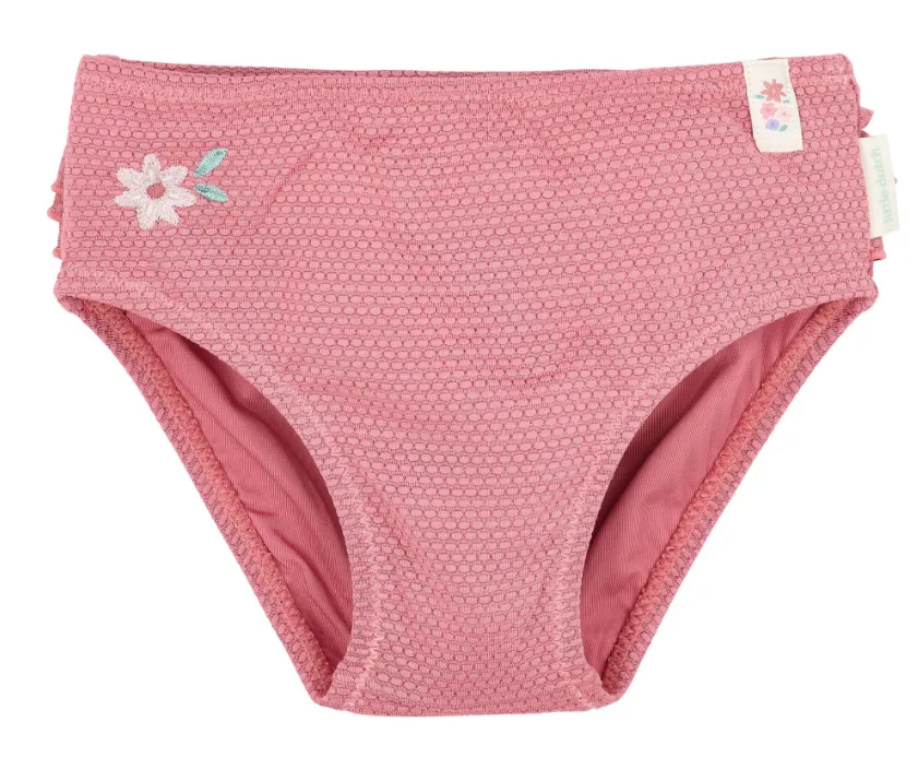 Costume da bagno rosa con glitter