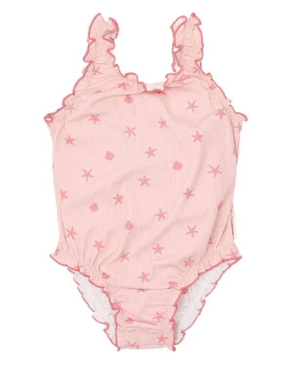 Costume da bagno - Rosa - Conchiglie