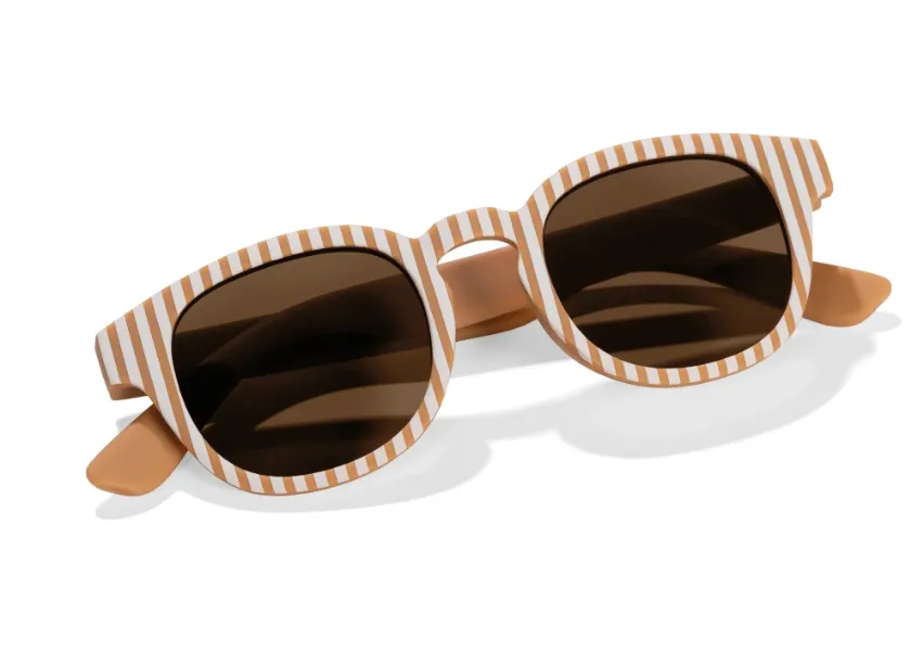 Occhiali da sole - Marrone - A righe