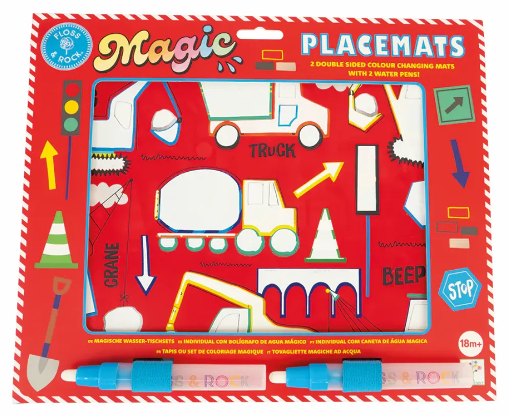 Tovagliette magiche ad acqua - Cantiere