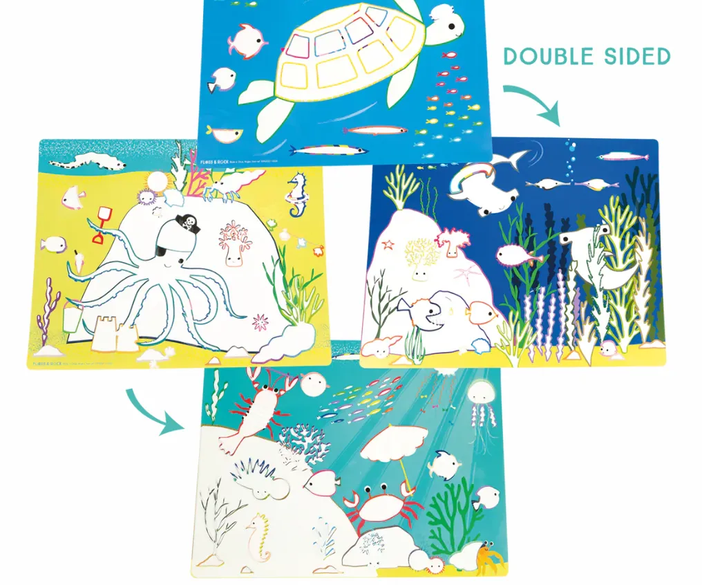 Tovagliette magiche ad acqua - Oceano