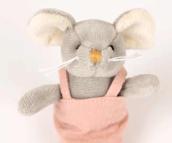 Peluche mini topolina Agathe in scatola