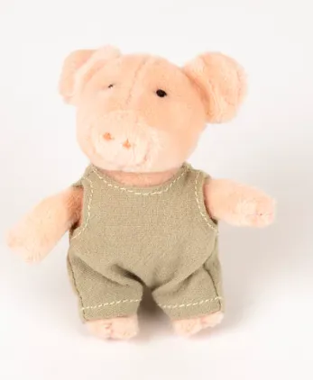 Peluche mini maialino Bart in scatola