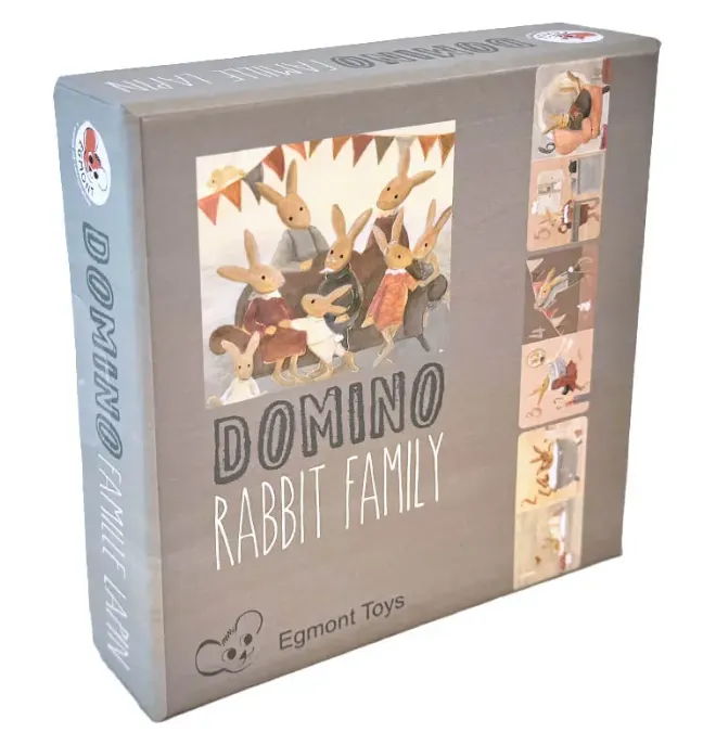 Gioco Domino della famiglia di conigli
