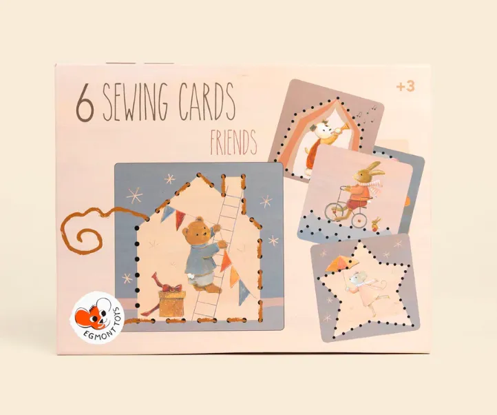 Carte da cucito con animali