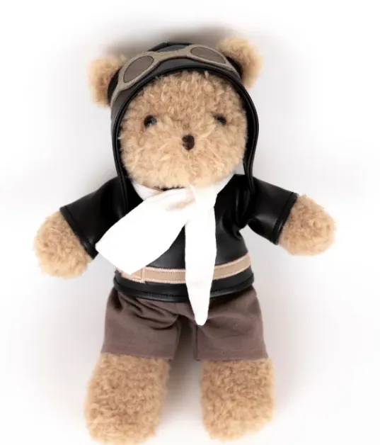 Peluche orso pilota con scatola