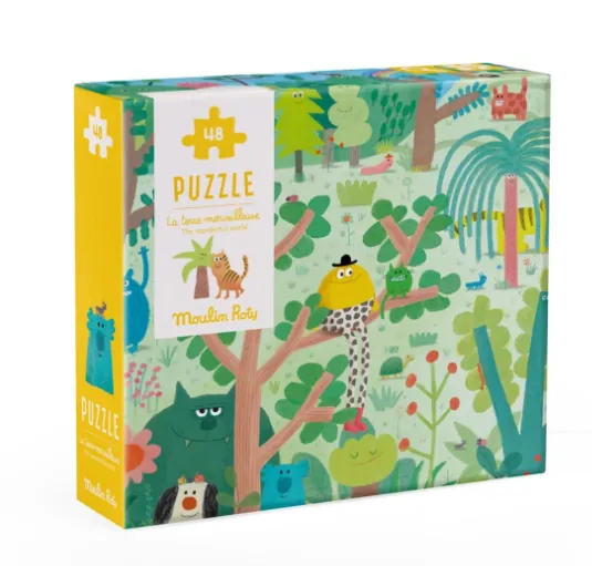 Puzzle La terra meravigliosa degli Schmouks, 48pz