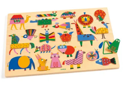 Puzzle in legno ad incastro Geo