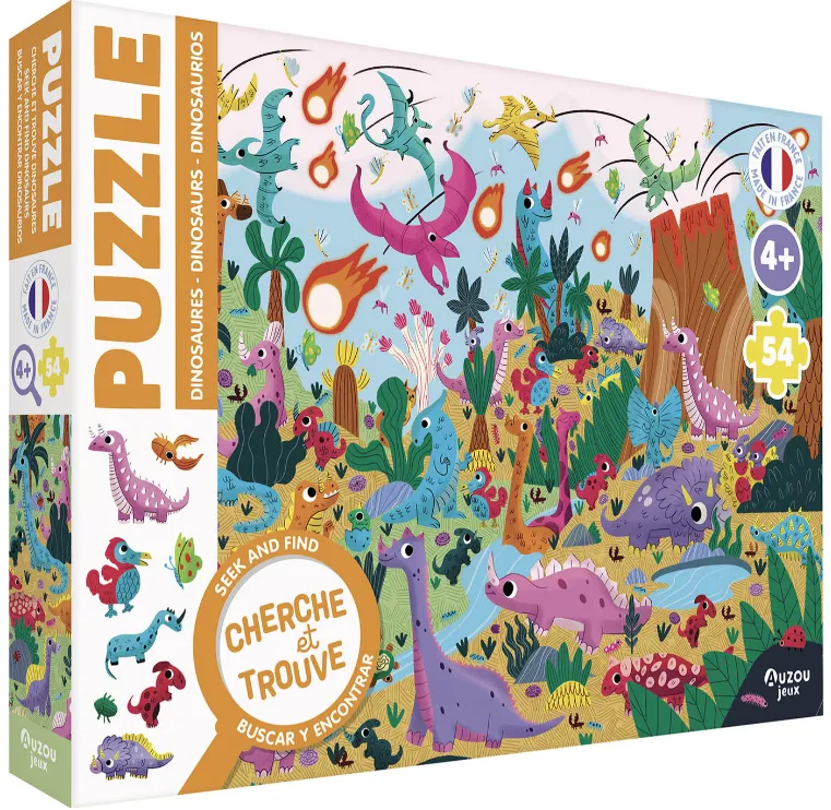 Puzzle cerca e trova 54pz -Dinosauri