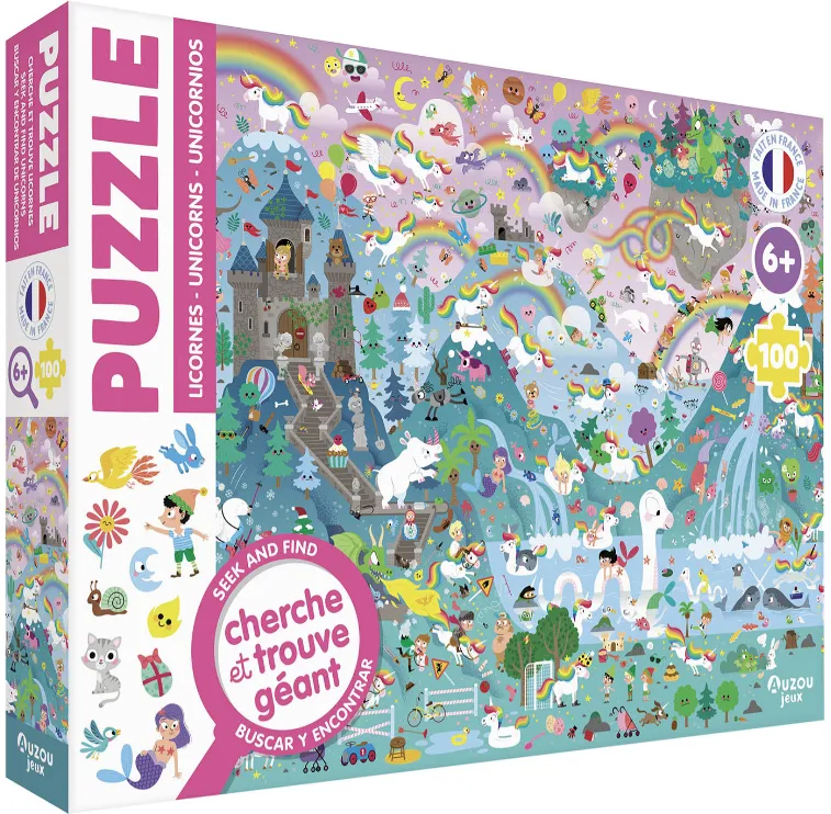 Puzzle cerca e trova 100pz – Unicorni