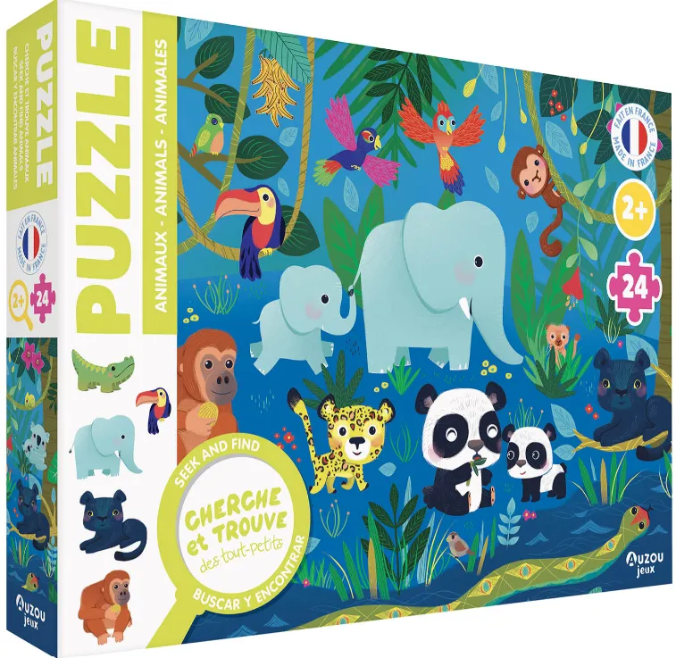 Puzzle cerca e trova 24pz – Animali