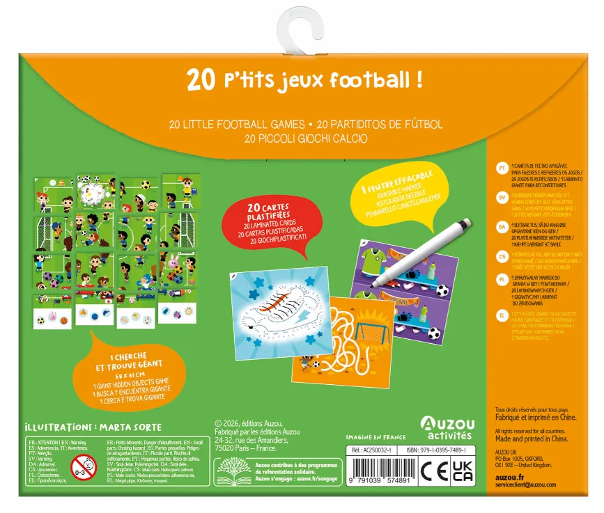 20 Giochi tascabili Calcio
