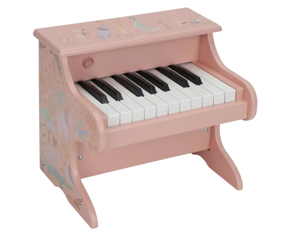 Pianoforte in legno - Rosa - Safari Friends