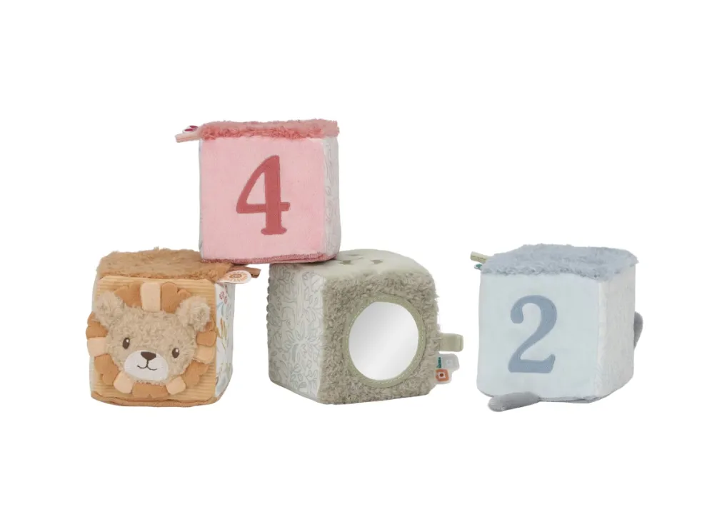 Set 4 cubi sensoriali impilabili