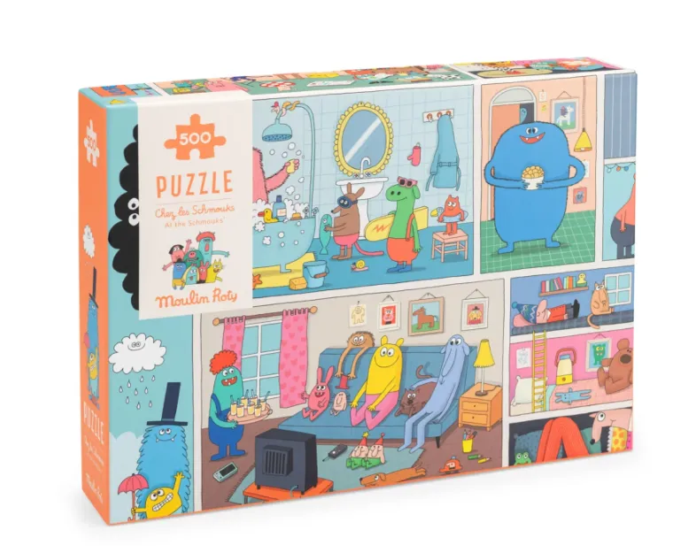 Puzzle A casa degli Schmouks, 500 pezzi