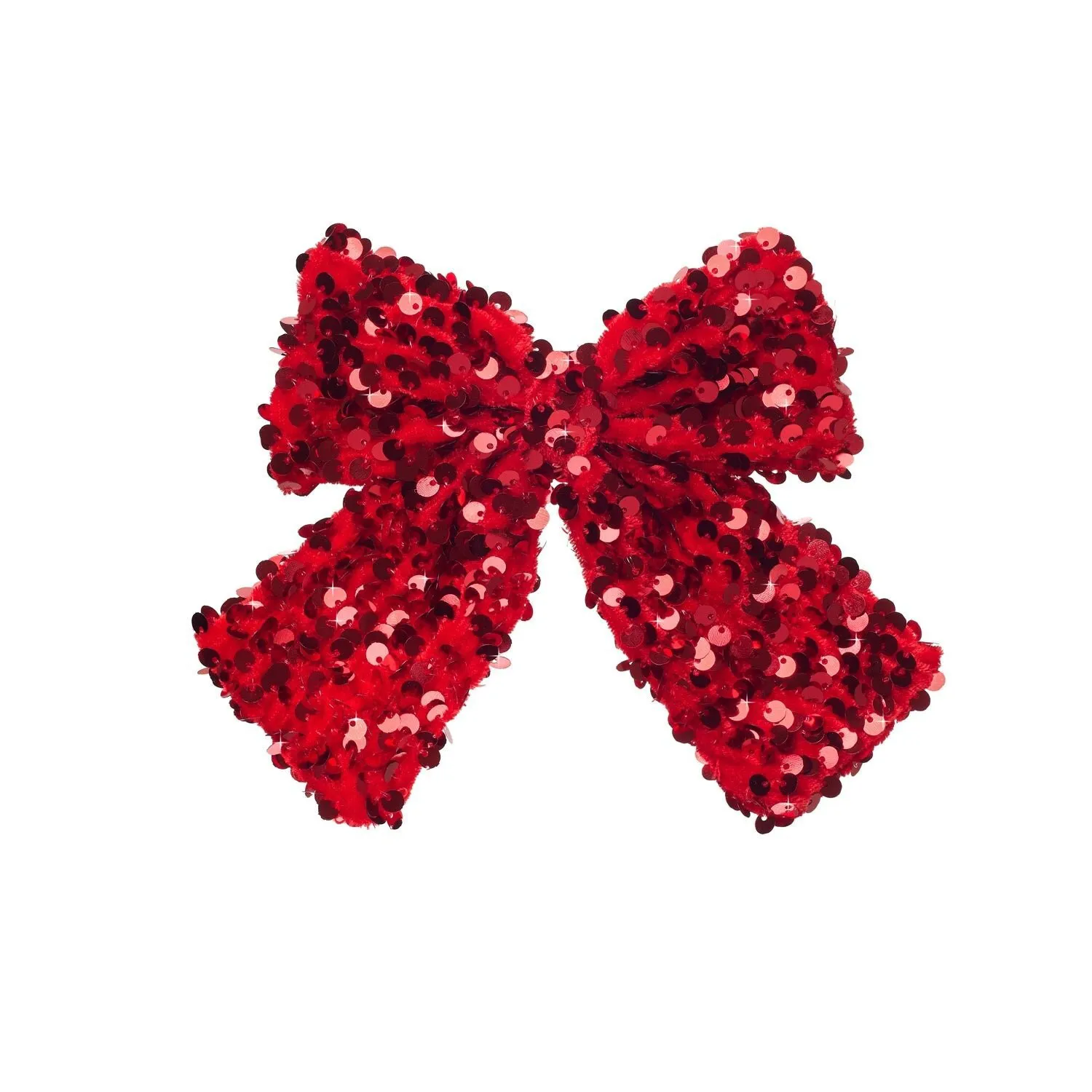 Fiocco in velluto con paillettes