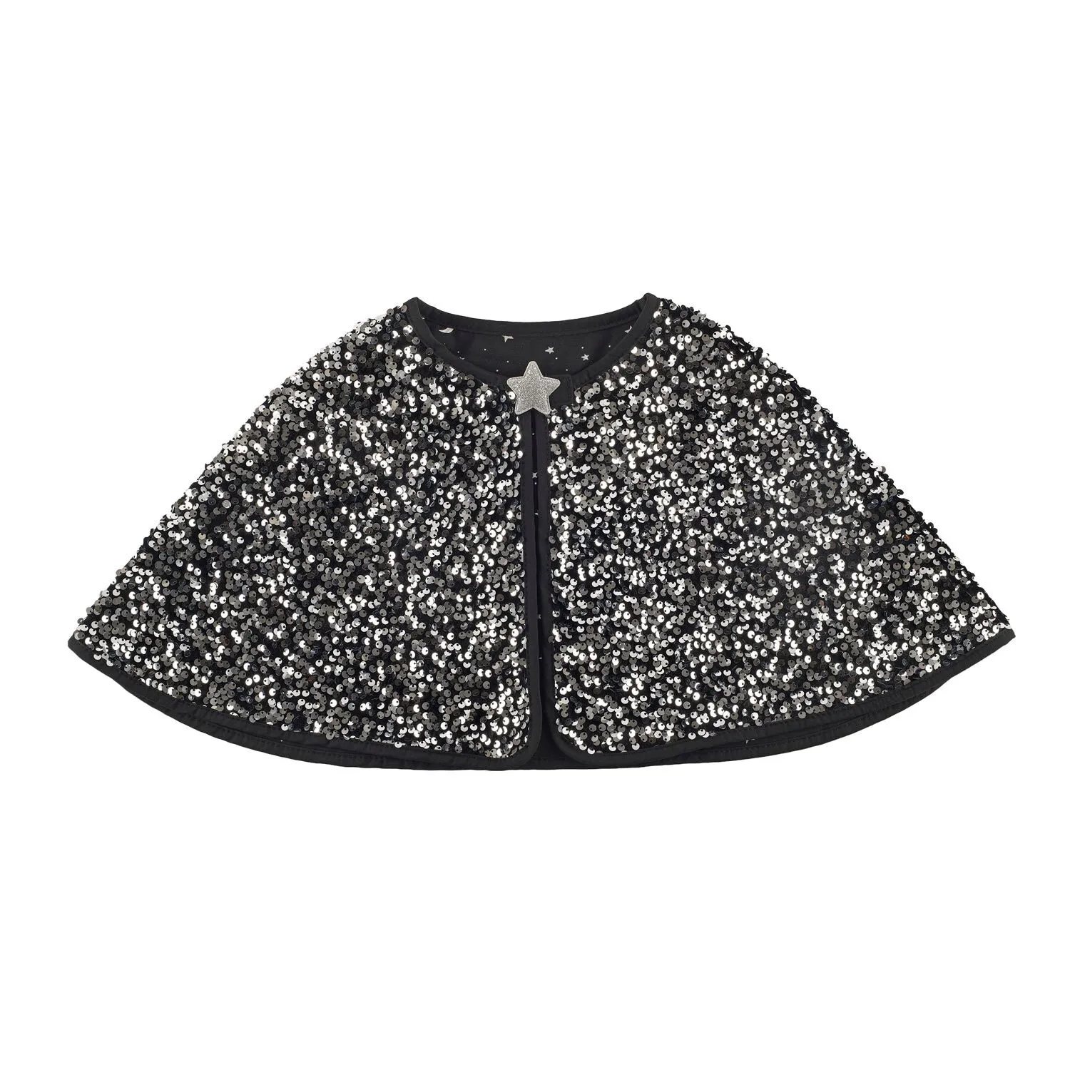 Mantella in velluto con paillettes Halloween (3-10 anni)