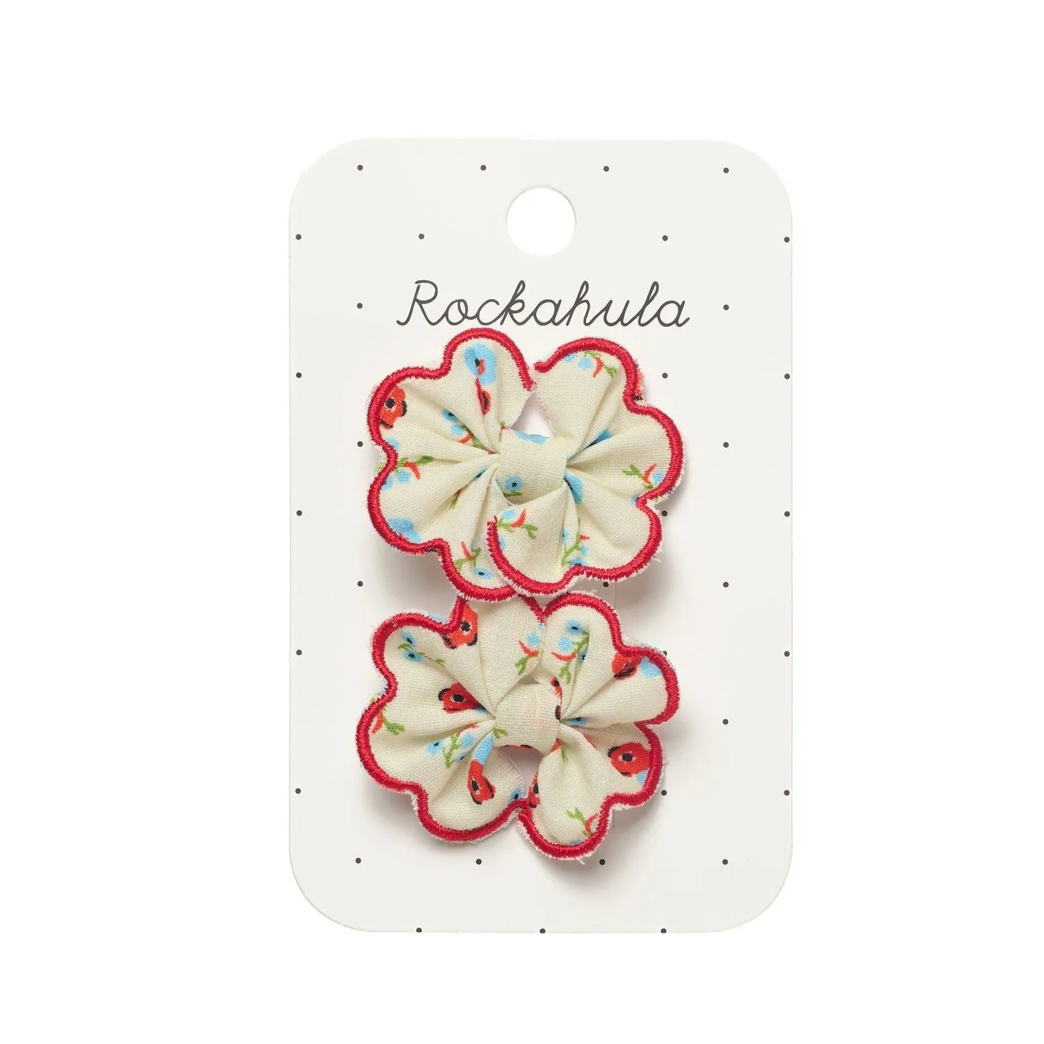 Mollette bordo smerlato Floreali