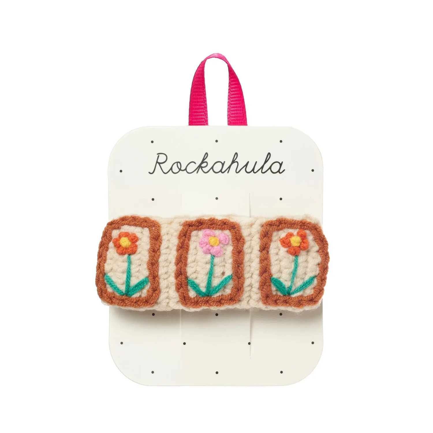 Mollette crochet floreali