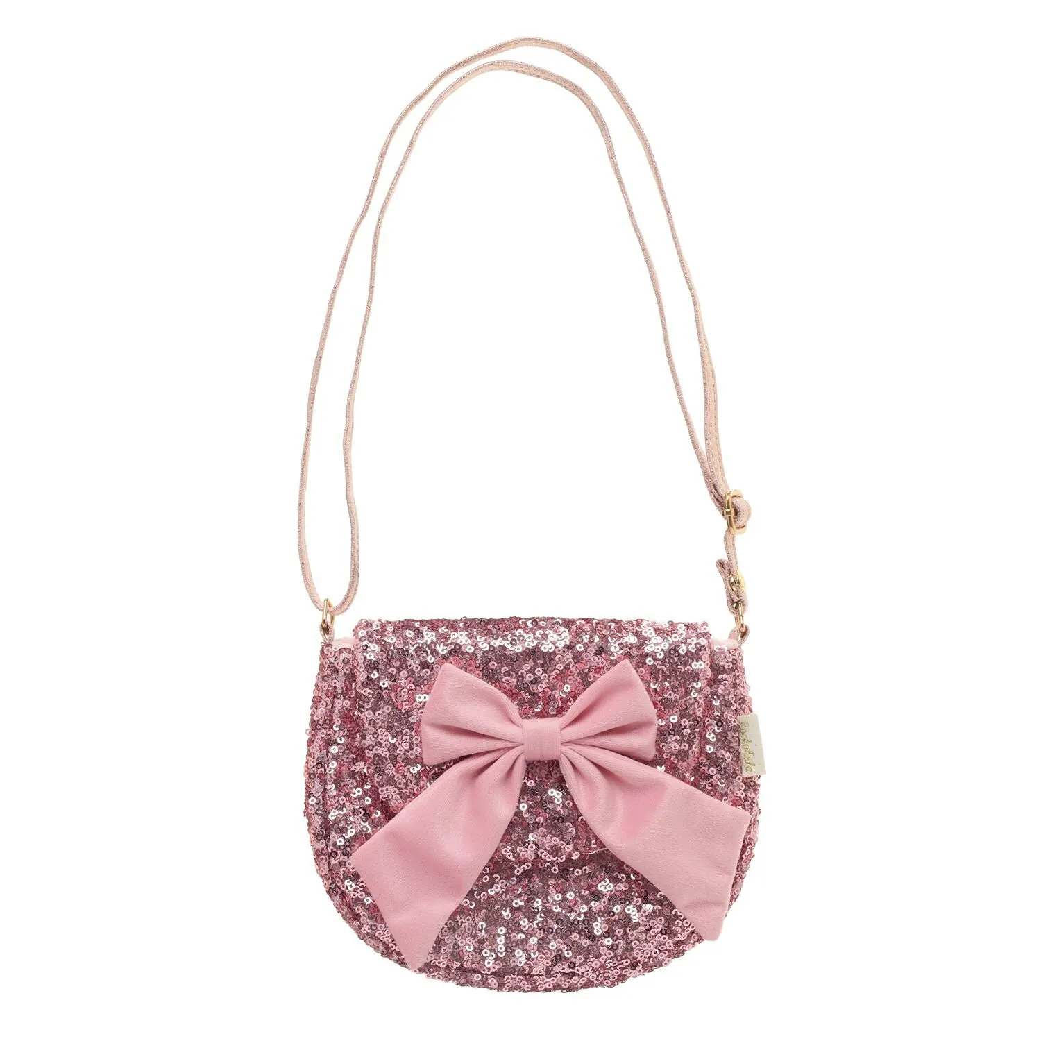 Borsa rosa con paillettes