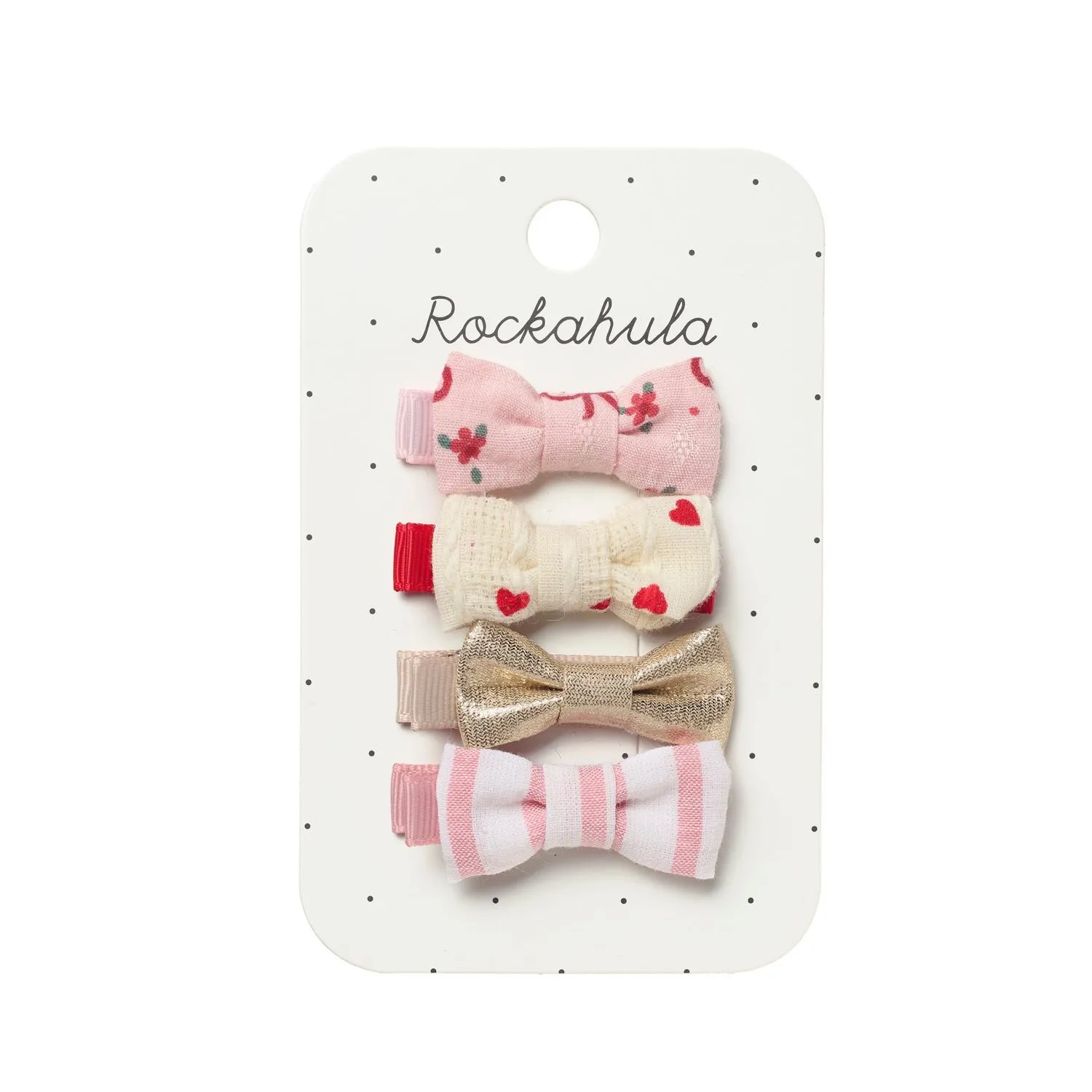 Set di mini mollette con fiocchetto