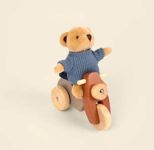 Peluche Alexis l'orso sulla Vespa
