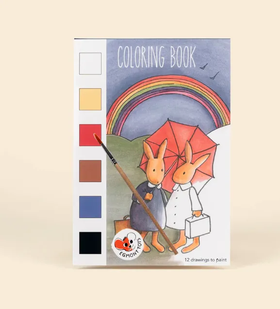 Libro di pittura ad acquerello - Conigli
