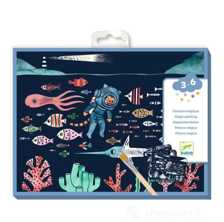 Colorazione con acqua - Nell'Oceano