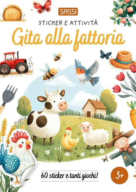 Gita alla fattoria. Sticker e attività