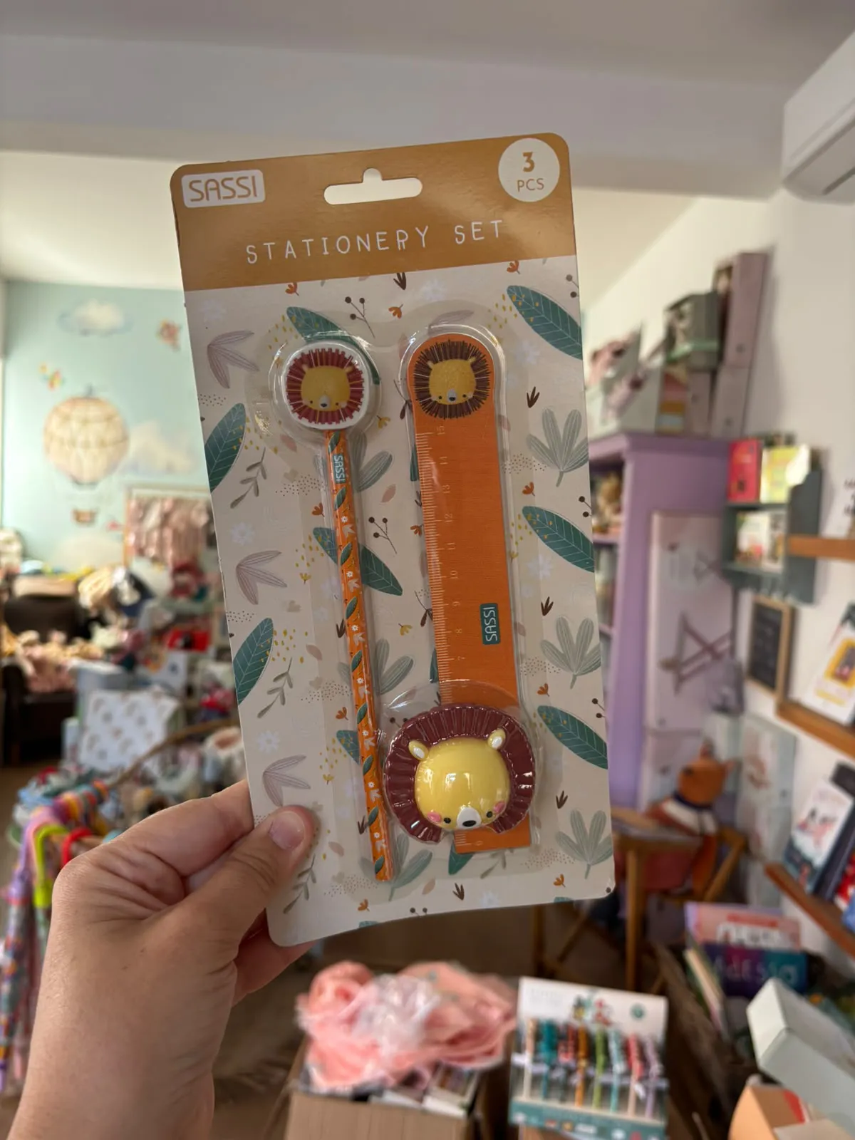Set cartoleria 3 pezzi Sassi Junior