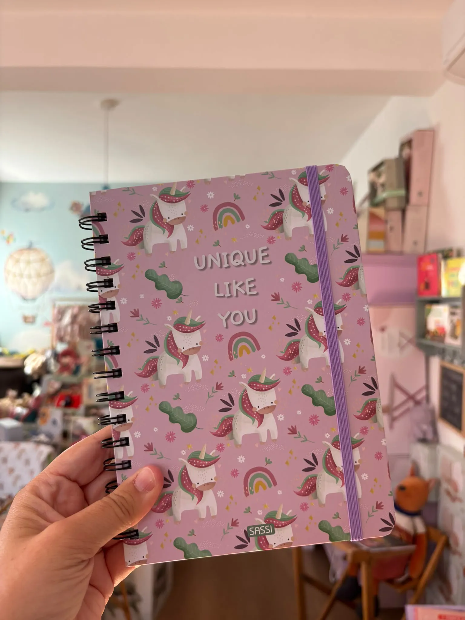 Agenda A5 con stickers Sassi Junior