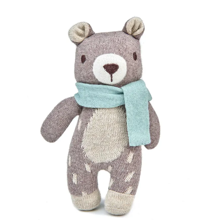 Peluche lavorato a maglia Fred l'Orso
