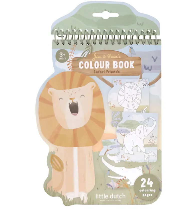 Album da colorare Jim Safari