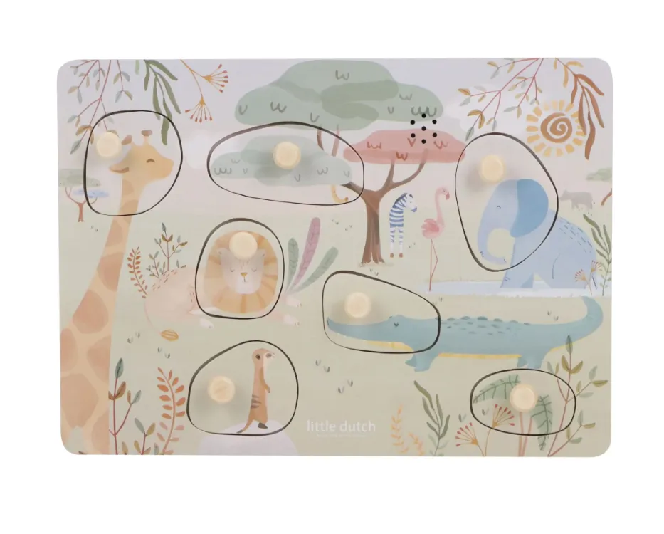 Puzzle ad incastro sonoro Safari