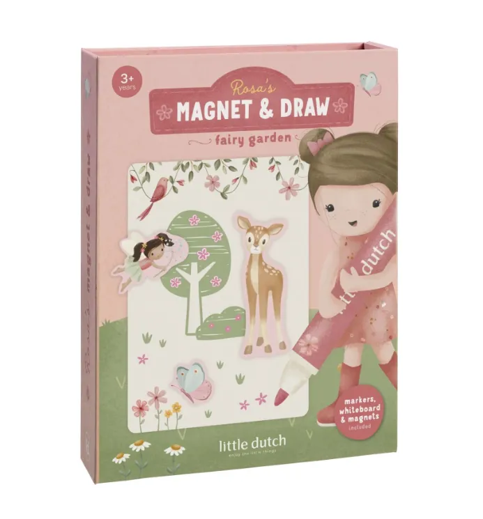 Libro di attività magnetiche - Rosa
