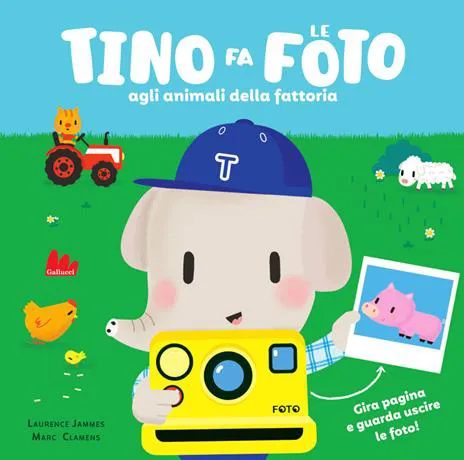 Tino fa le foto agli animali della fattoria