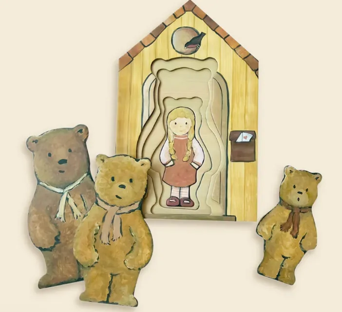 Puzzle a più strati di Riccioli d'oro