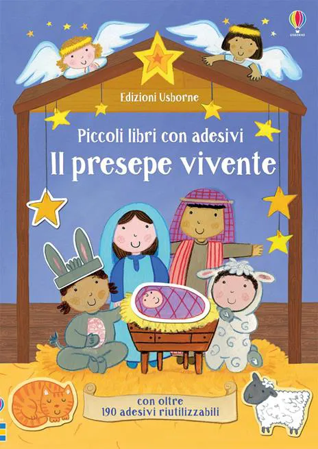 Il presepe vivente. Con adesivi