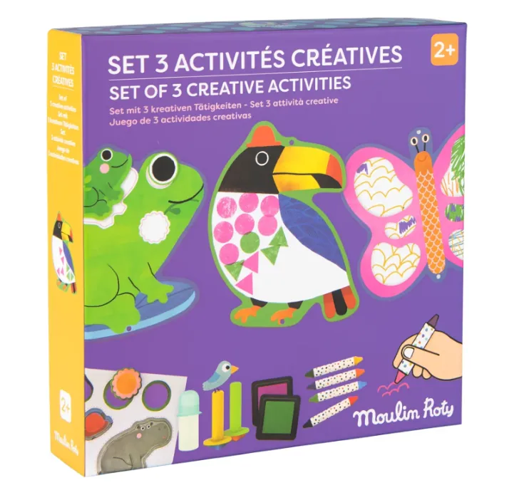 Set 3 attività creative - Les Toupitis