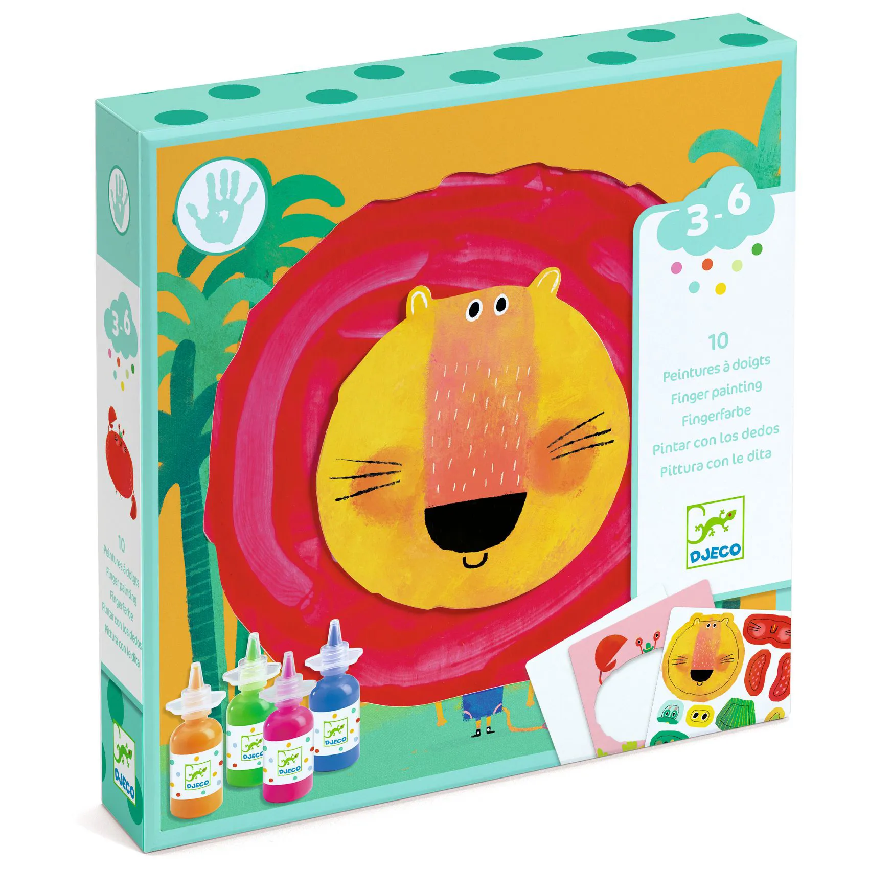 Pittura con le dita - Animali buffi