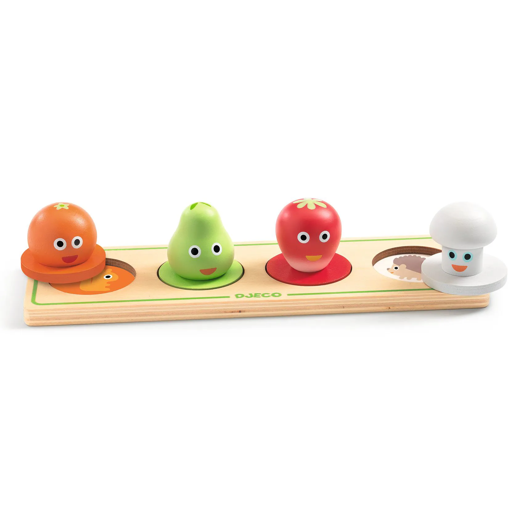 Puzzle ad incastro in legno Vegi'n'Co