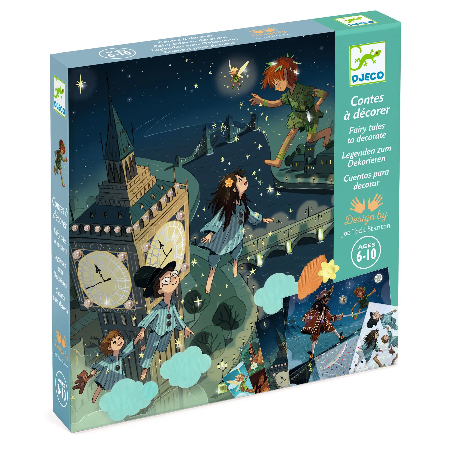 Peter Pan - Kit creativo con quadretti da completare