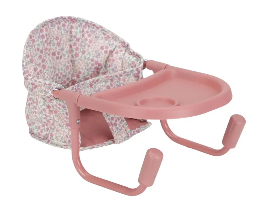 Seggiolone da tavolo per bambole - Rosa