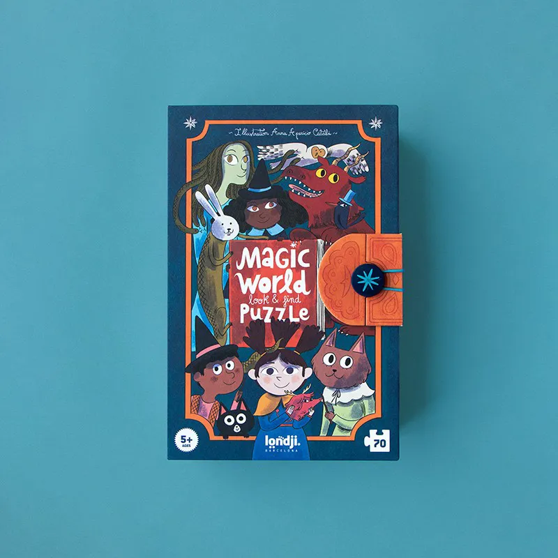 Puzzle - MAGIC WORLD (con bacchetta magica in cartone)