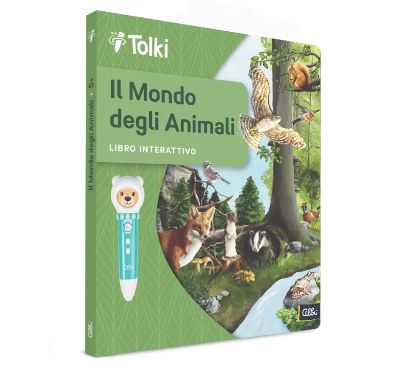 Libro interattivo Il Mondo degli Animali (senza penna) - Tolki