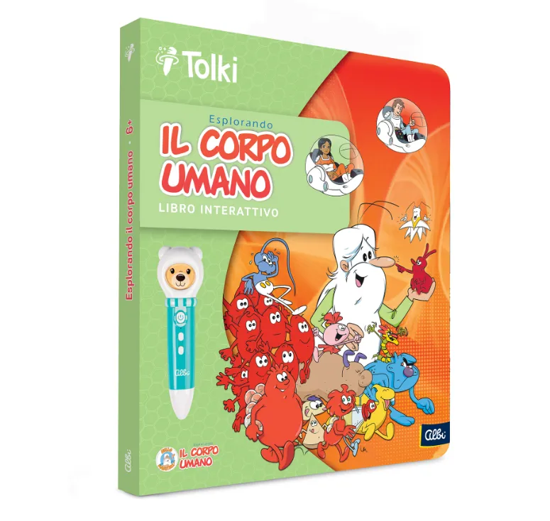 Libro interattivo Esploriamo il corpo umano (senza penna) - Tolki