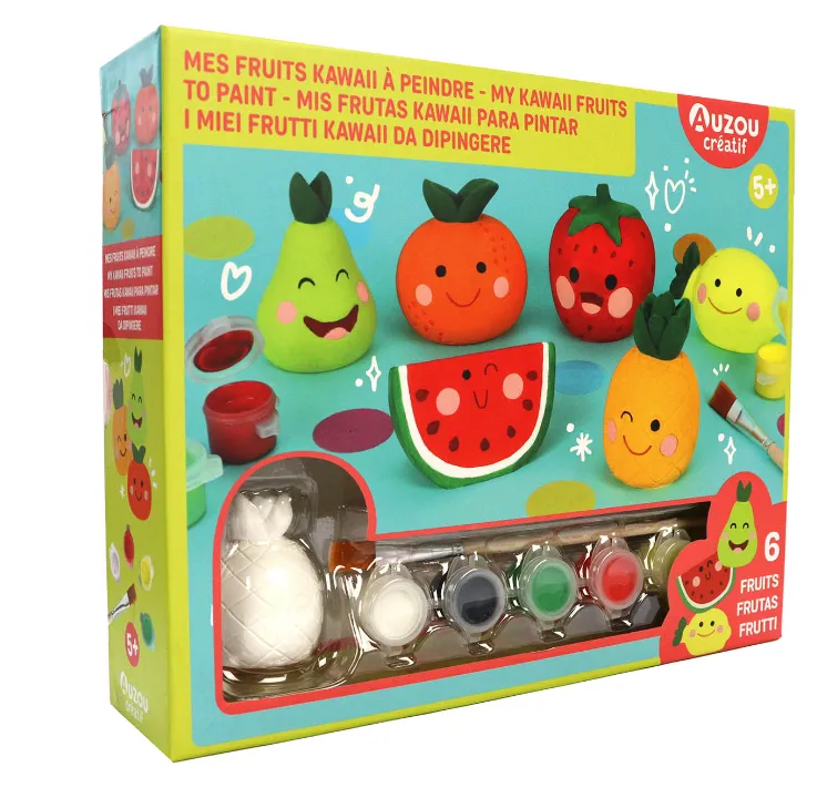 Frutta kawaii da dipingere
