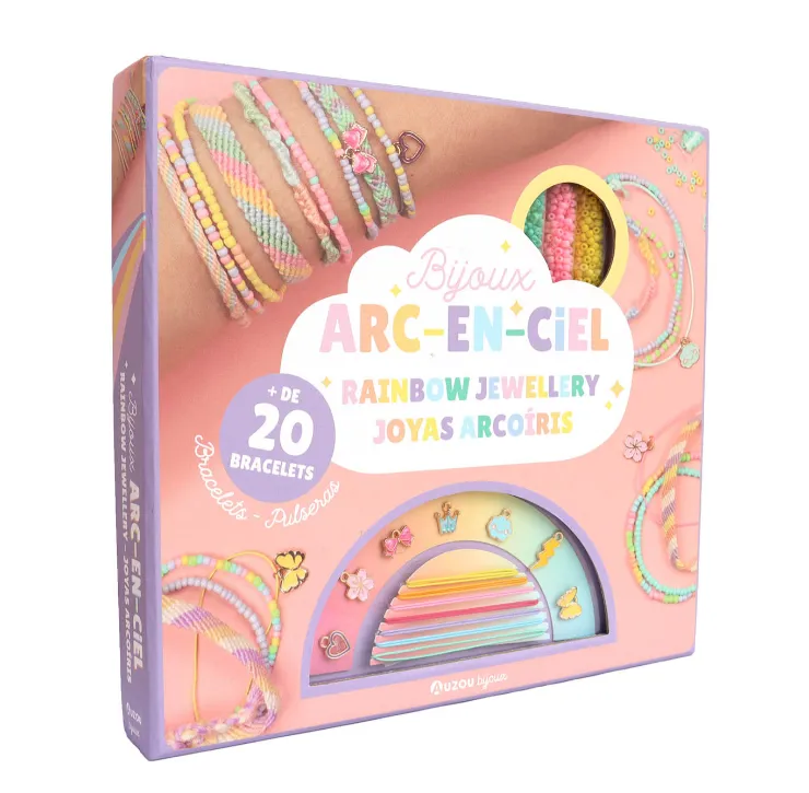 Cofanetto deluxe – Braccialetti arcobaleno