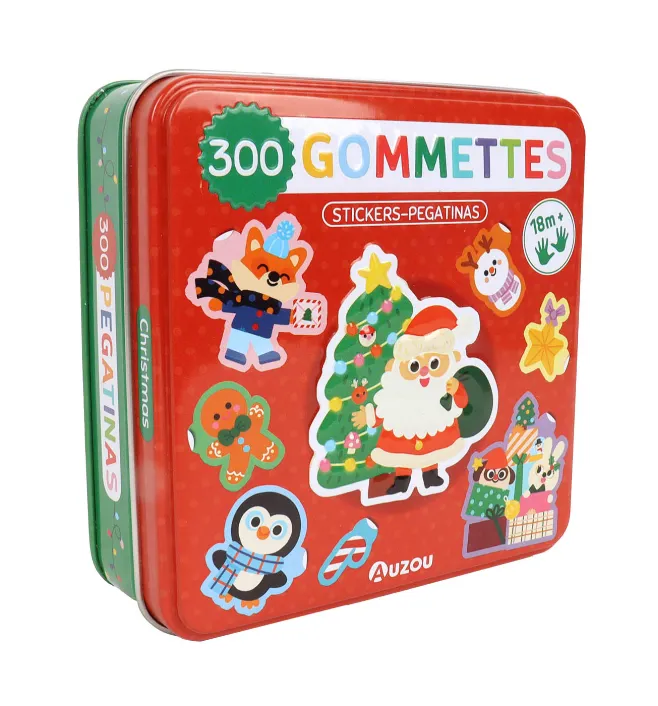 Baby adesivi latta – Natale 300px
