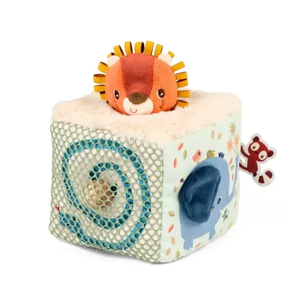 Cubo attività sonoro Jack il leone